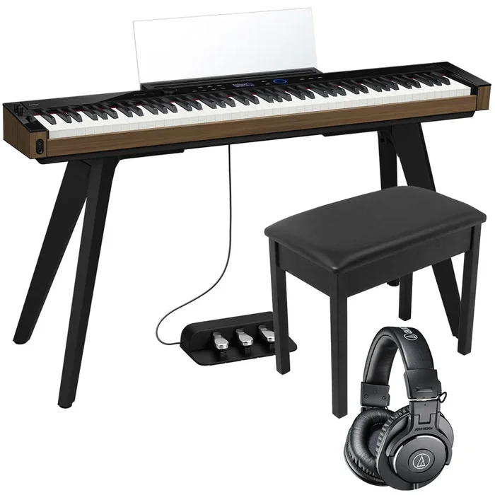 Casio PX-S6000 Digital Piano – Black COMPLETE HOME BUNDLE