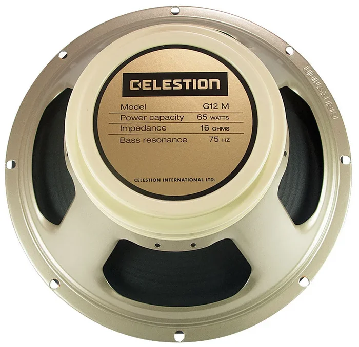 Celestion G12M65-Creamback T5871: Classic Series 12″ 65 watt 16Ω Speaker