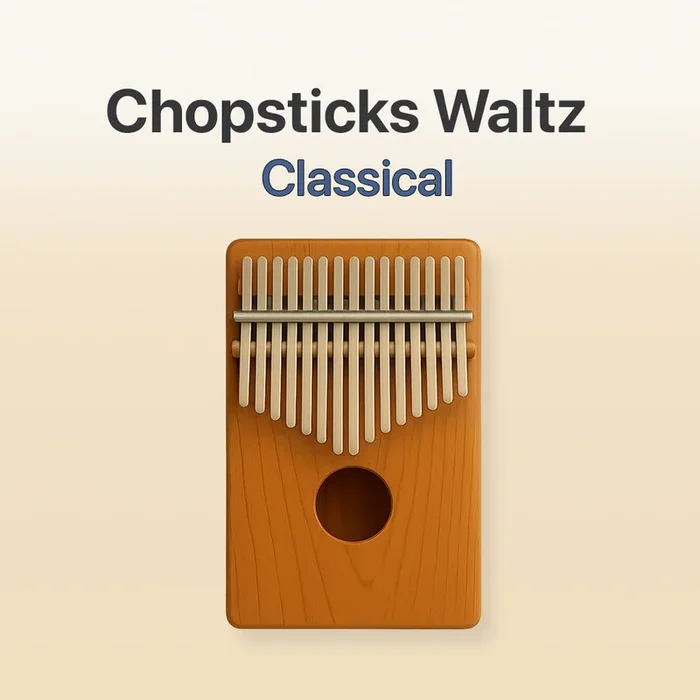 Chopsticks Waltz – 17 Note Kalimba tab