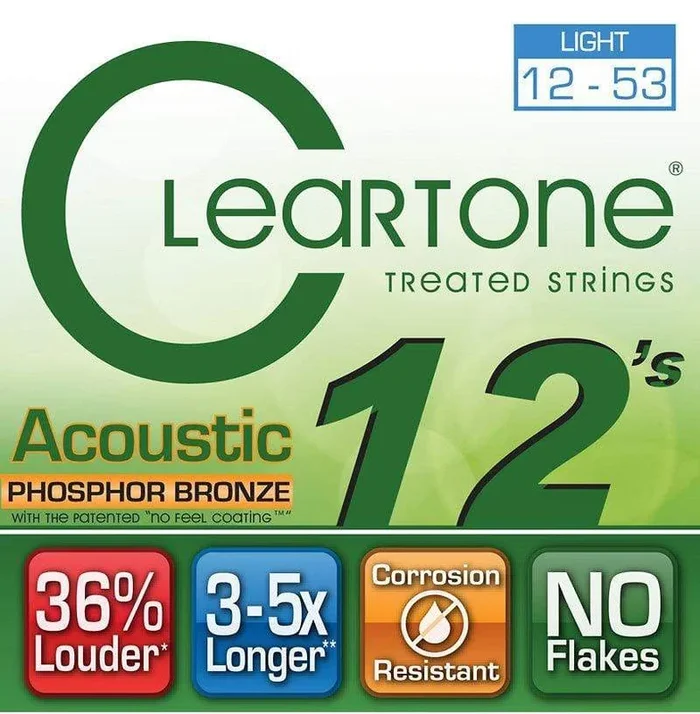 Cleartone Light Gauge Coated Acoustic Strings