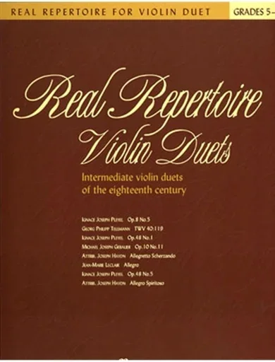 Cohen, M.: Real Repertoire Violin Duets – Intermediate violin duets of the 18th century (two violins)