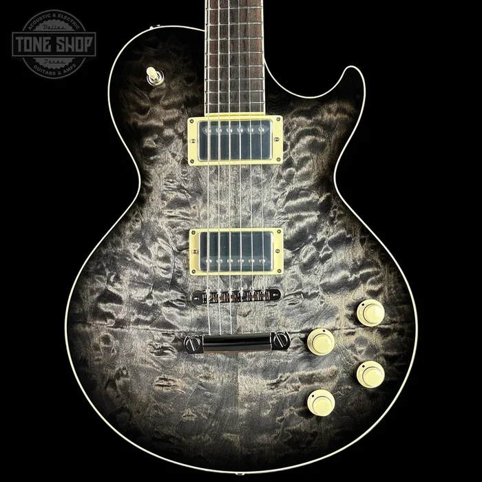 Collings CL City Limits DLX Quilt Top Acid Wash Charcoal Burst w/Case 251664