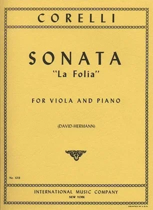 Corelli, Arcangelo: La Folia (viola & piano) IMC