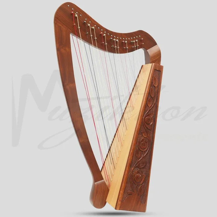 Cross Strung Harp, 38 String Rosewood