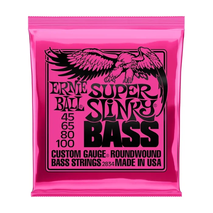 Cuerdas de Bajo Ernie Ball 2834 Super Slinky Roundwound