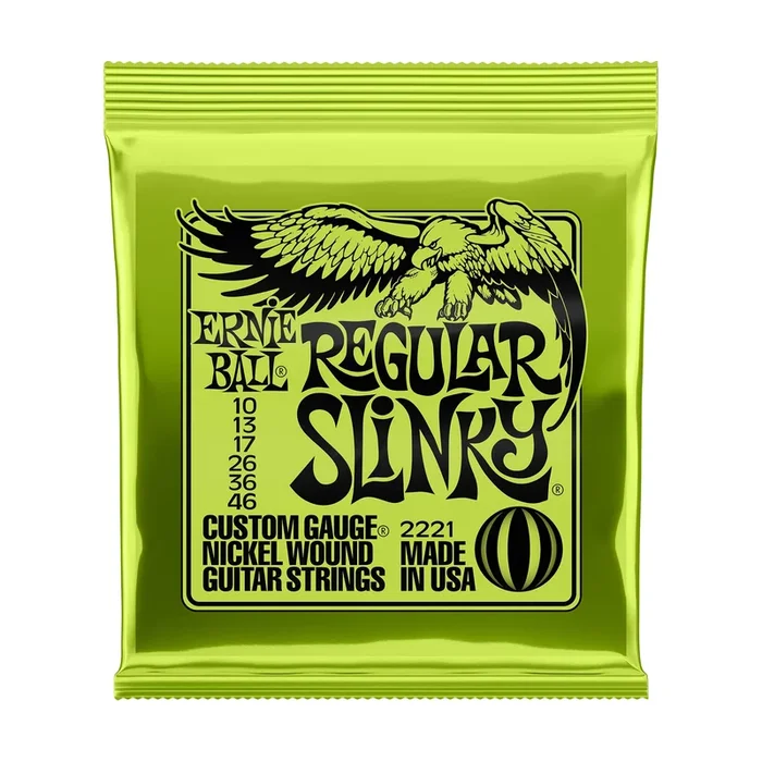 Cuerdas de guitarra eléctrica Ernie Ball 2221 Nickel Regular Slinky