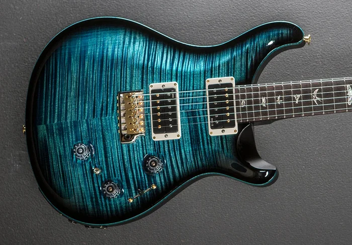Custom 24 Piezo 10 Top – Cobalt Blue Smokeburst