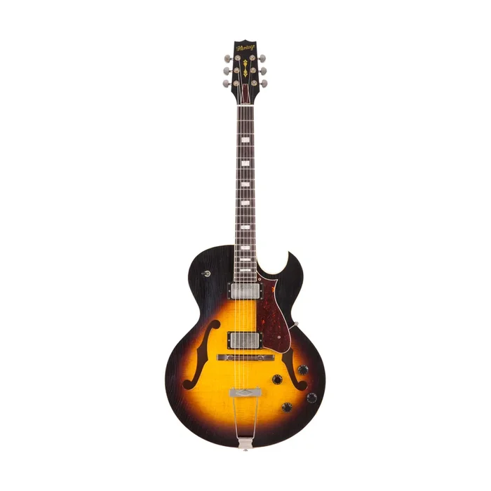 Custom Shop Core Collection H-575 Electric Guitar with Case, Original Sunburst, Artisan Aged