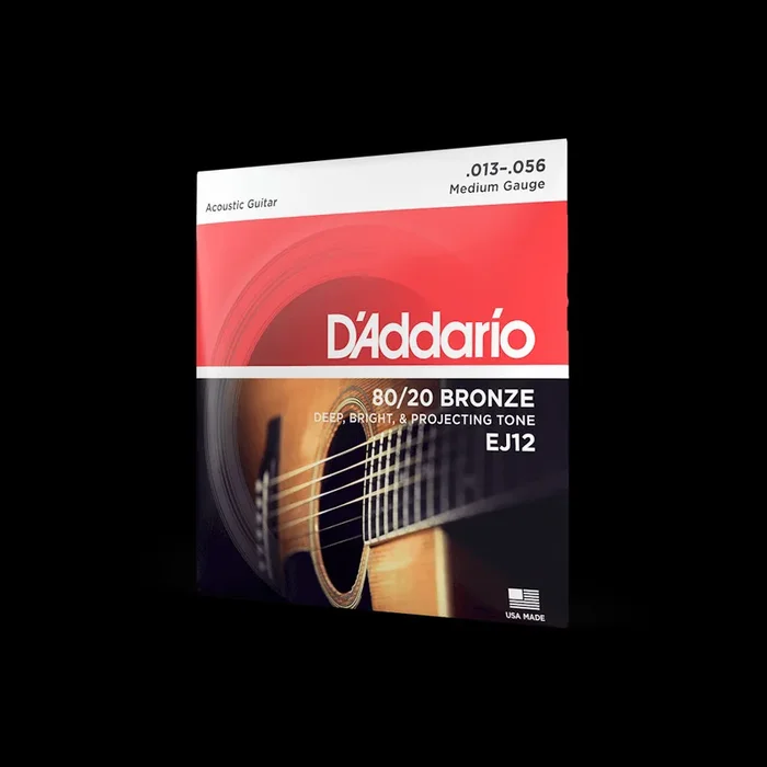D’Addario 80/20 Bronze 13-56 Medium Acoustic Guitar Strings