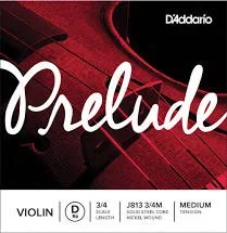 D’Addario – Prelude – D Re – 3/4 Violin – Medium