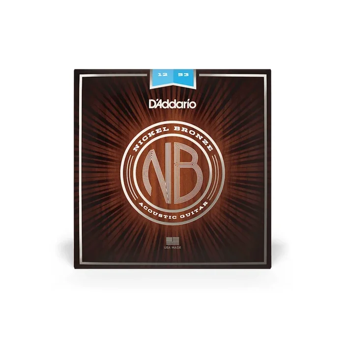D’Addario Acoustic Guitar Strings Nickel Bronze NB1253 12-53
