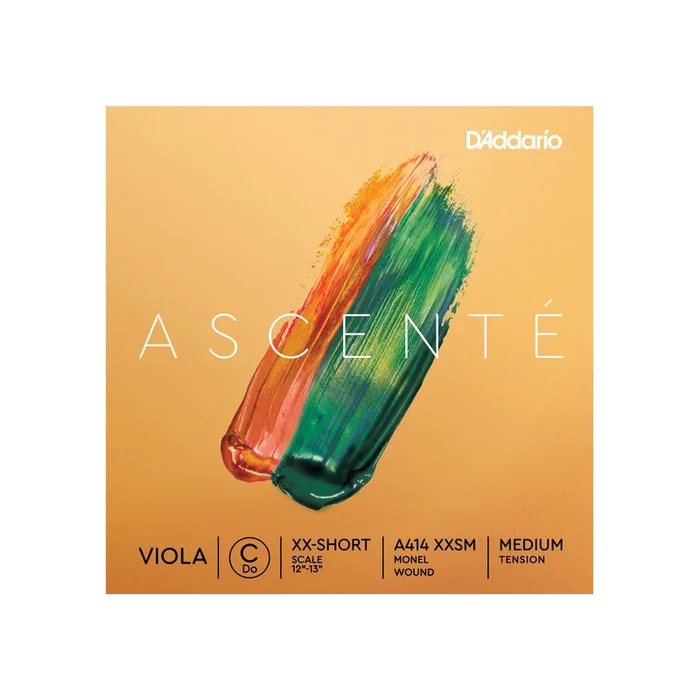 D’Addario Ascenté Viola C String, Extra-Extra-Short Scale, Medium Tension