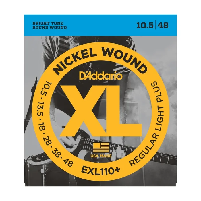 D’Addario EXL110+ Nickel Wound, Regular Light Plus, 10.5-48