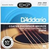 D’Addario EXP16 – Coated Phosphor Bronze Light Acoustic Strings