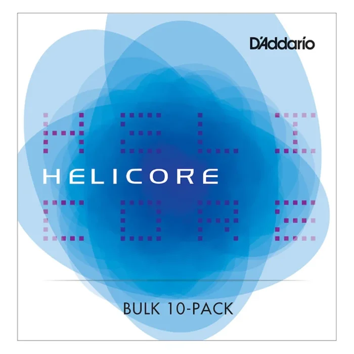 D’Addario Helicore Cello Single A String, 4/4 Scale, Heavy Tension, Bulk 10-Pack