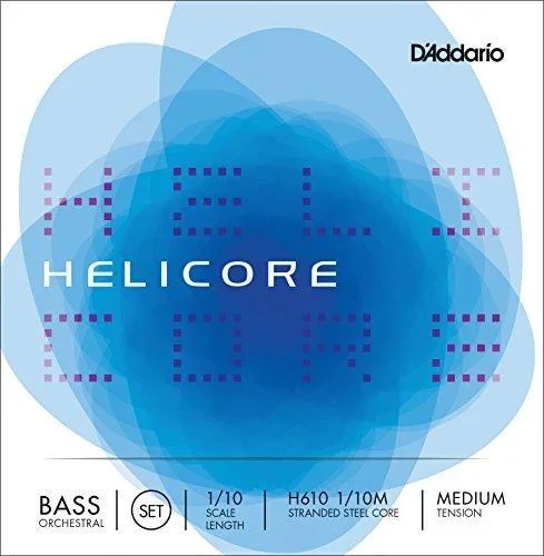D’Addario Helicore Double Bass String Set 1/10 Orchestral