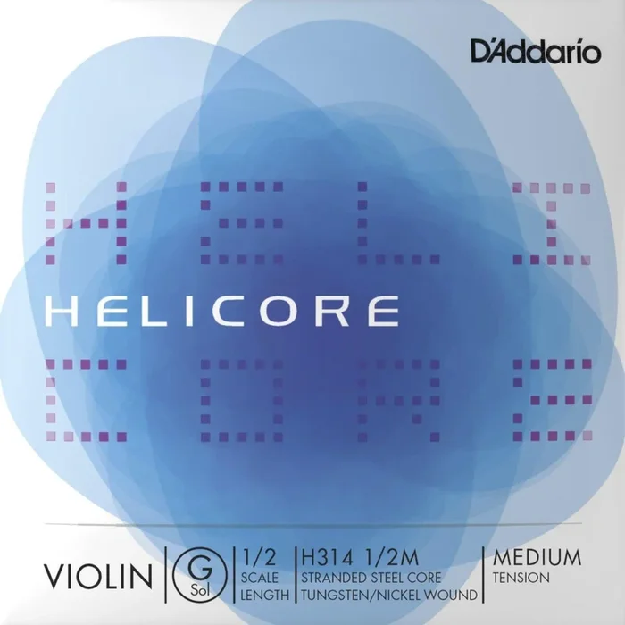 D’Addario Helicore Violin G String 1/2