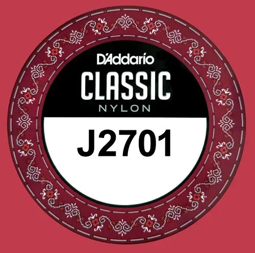 D’Addario J2701 Clásico Nylon Tensión Normal, 1ª cuerda e .028