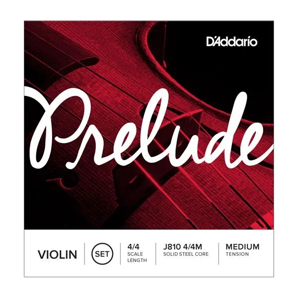 D’Addario J810 Prelude 4/4 Violin String Set Medium