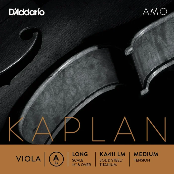 D’Addario Kaplan Amo Viola A String, Long Scale, Medium Tension