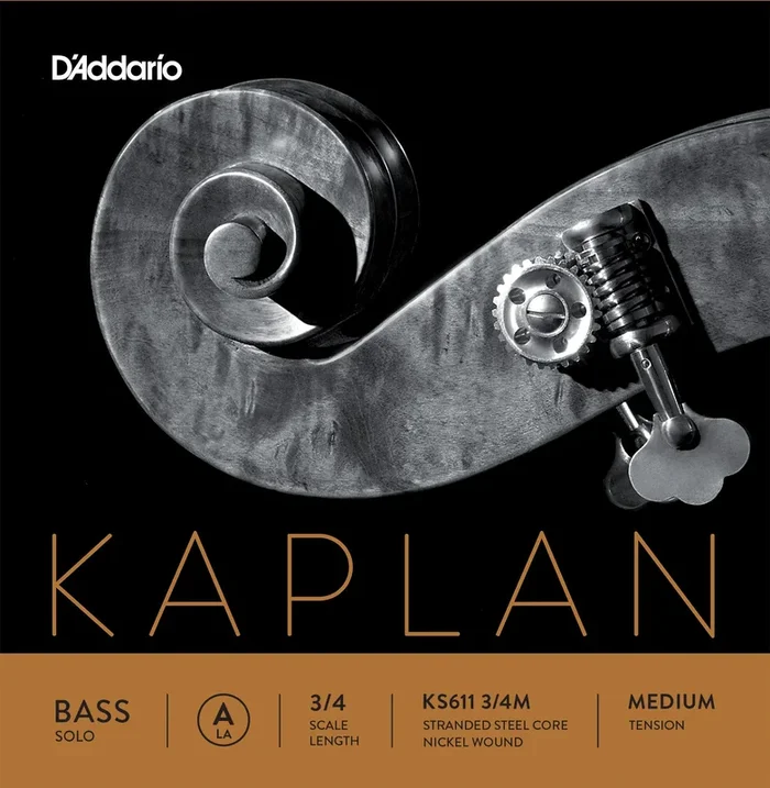 D’Addario Kaplan Solo Double Bass A String, 3/4 Scale, Medium