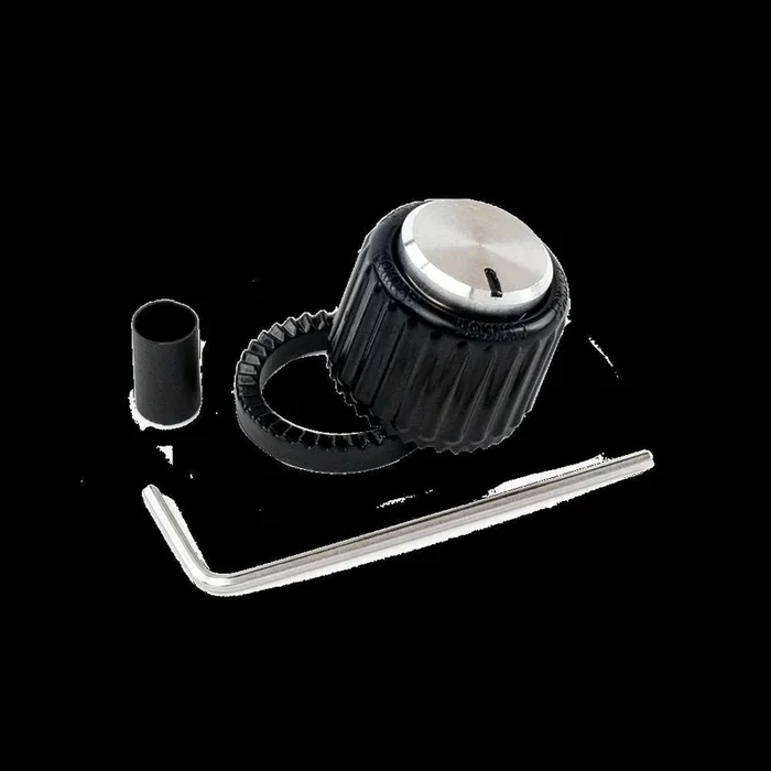 D’Addario LokNob Large – Black/Silver