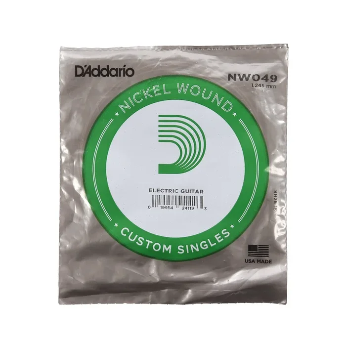 D’Addario Nickel Wound Single String 049
