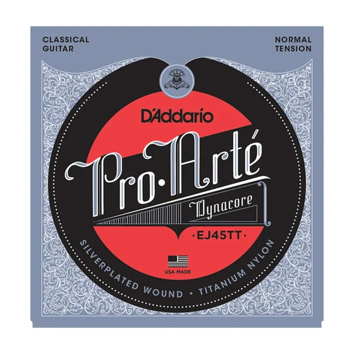 D’Addario Normal Tension Pro-Arte Dynacore Titanium Trebles Classical Guitar Strings