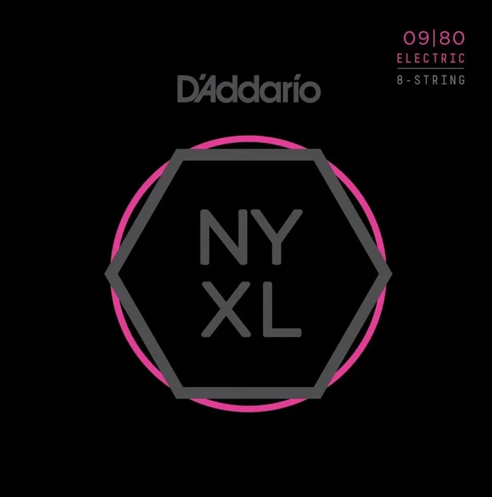 D’Addario NYXL0980 – Nickel Wound Electric Guitar Strings 8-String