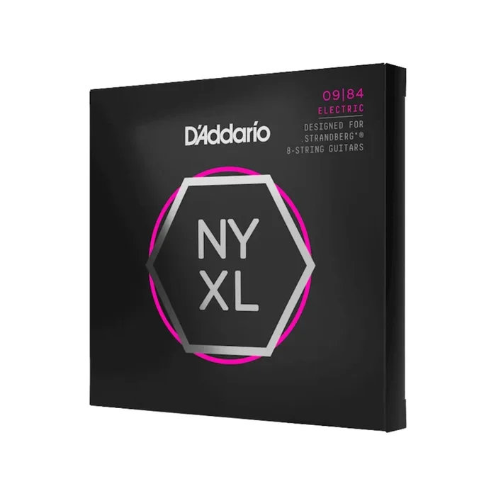 D’Addario NYXL0984SB NYXL Nickel Wound Electric Guitar Strings – .009-.084 Custom Light 8-string