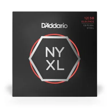 D’Addario NYXL1238PS Nickel Wound Pedal Steel Guitar Strings, Custom Light, 12-38