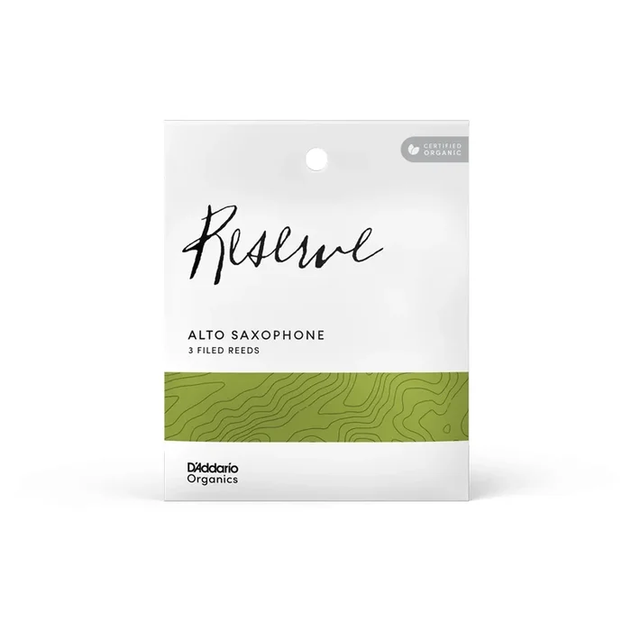D’Addario Organic Reserve 3 Pack Alto Saxophone Reeds – #2