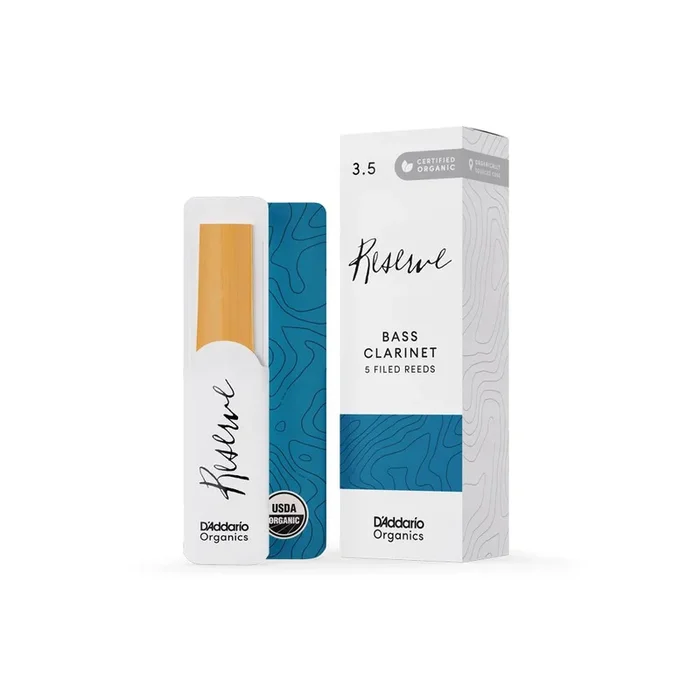D’Addario Organic Reserve | Bass Clarinet | Box of 5 | 3.5