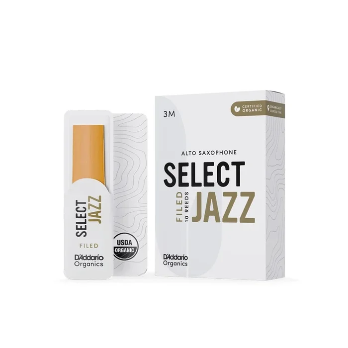 D’Addario Organic Select Jazz Filed Alto Saxophone Reeds