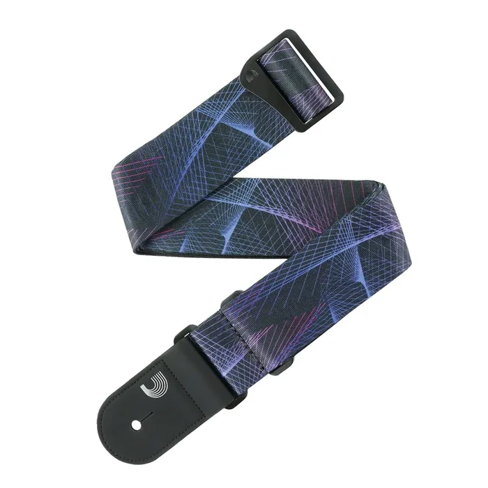 D’Addario Outrun Polyester Guitar Strap, Kaleidoscope
