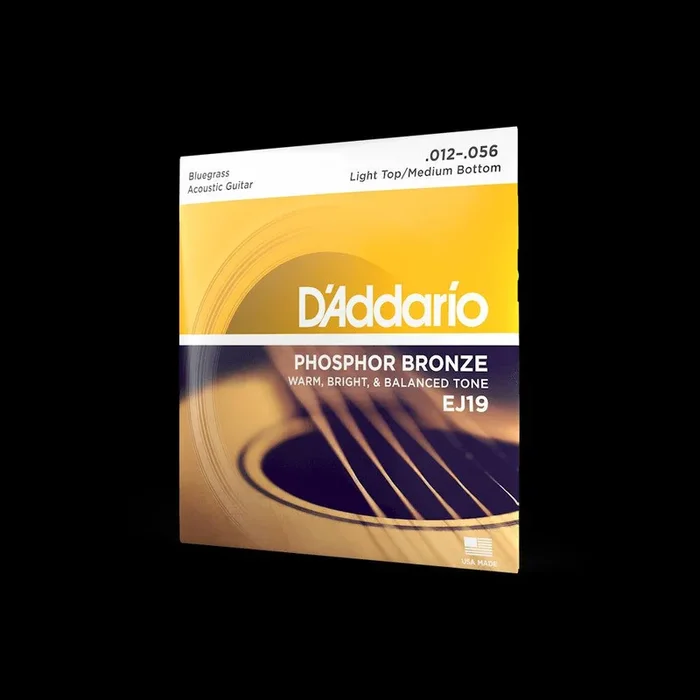 D’Addario Phosphor Bronze Acoustic Guitar Strings | Medium Bottom | 12-56