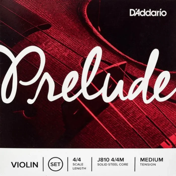 D’Addario Prelude Solid Steel core Violin Strings 4/4 set