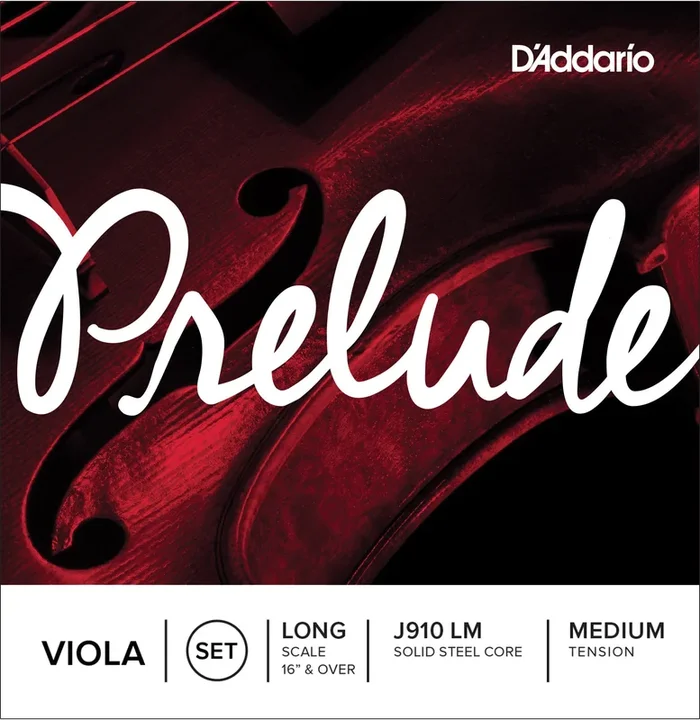 D’Addario Prelude Viola String Set, Long Scale, Medium Tension