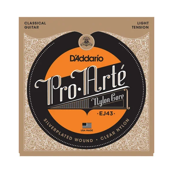 D’Addario Pro Arte Nylon Core EJ43, Light Tension Strings