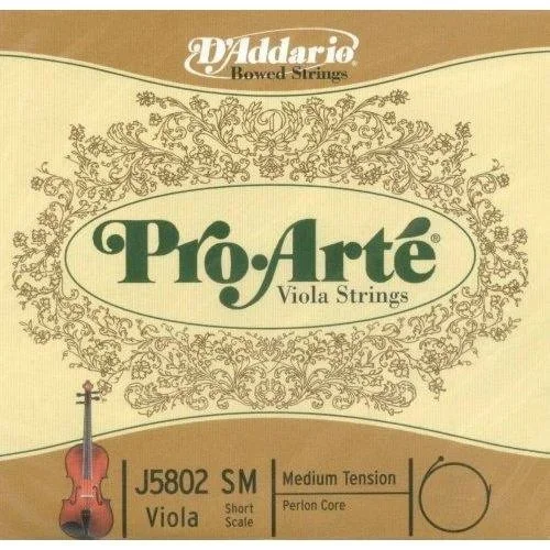 D’Addario Pro-Arté viola long D string (15″-17″), medium