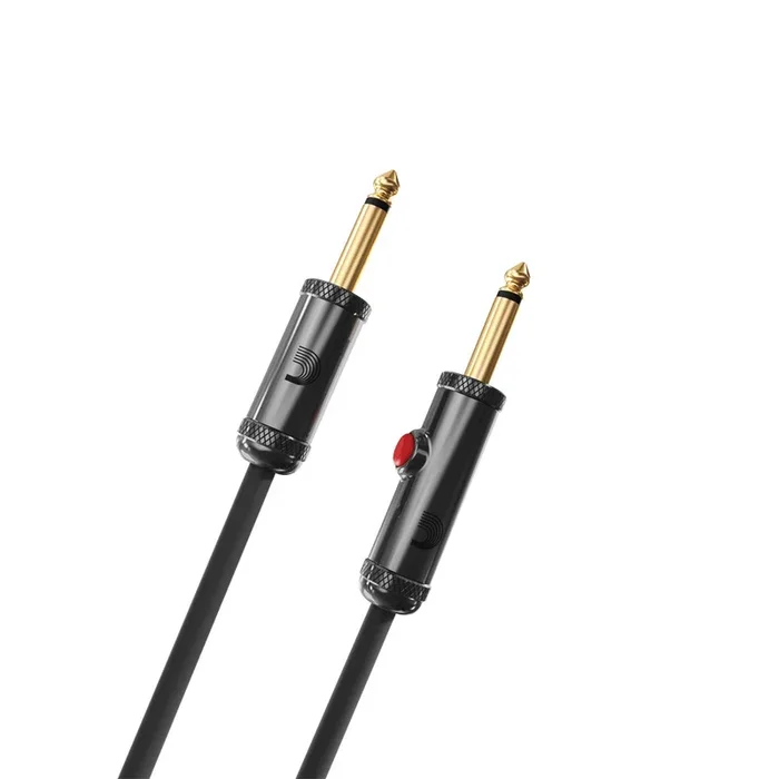 D’Addario PW-AGL-30 Circuit Breaker 30″ Straight Instrument Cable with Latching Cut-Off Switch
