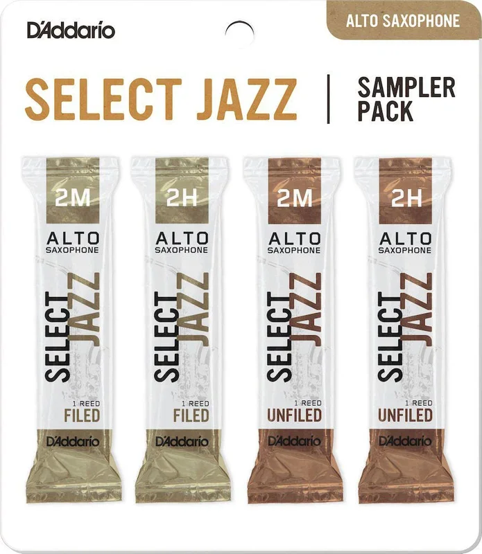 D’Addario Select Jazz Alto Saxophone Reeds Sampler Pack- #2