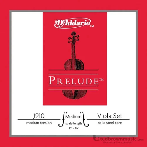 D’Addario Strings Prelude Viola Set 15-16″ J910MM