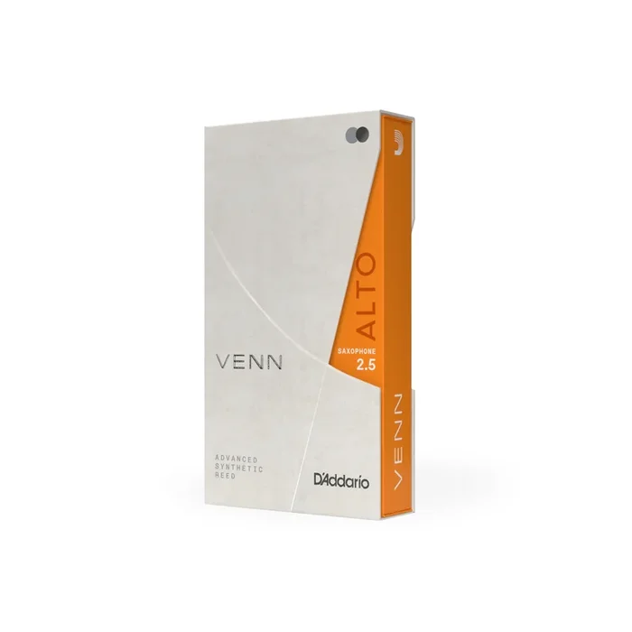 D’Addario VENN Alto Saxophone Reed, G2, Strength 2.5, 1-Pack
