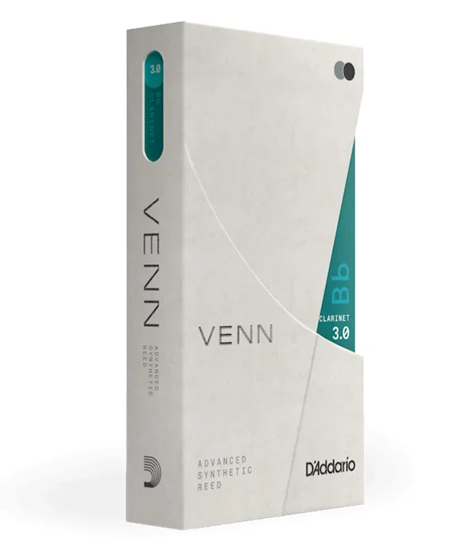 D’Addario VENN G2 Bb Clarinet Reed, Strength 3.0 – 1 Pack
