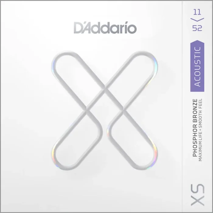 D’Addario XS Phosphor Bronze Custom Light 11-52 Gauge Acoustic Guitar Strings