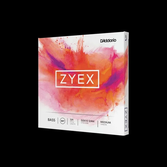 D’Addario Zyex Bass String Set | 3/4 Scale | Medium Tension