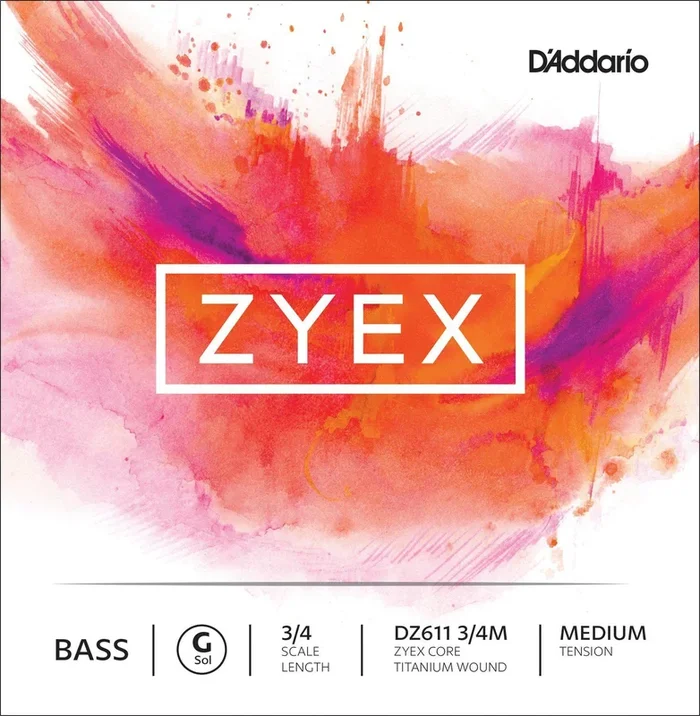 D’Addario Zyex Double Bass G String 3/4 (Medium)