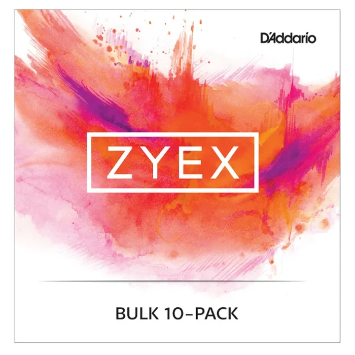 D’Addario Zyex Viola Single G String, Long Scale, Medium, Bulk 10-Pack