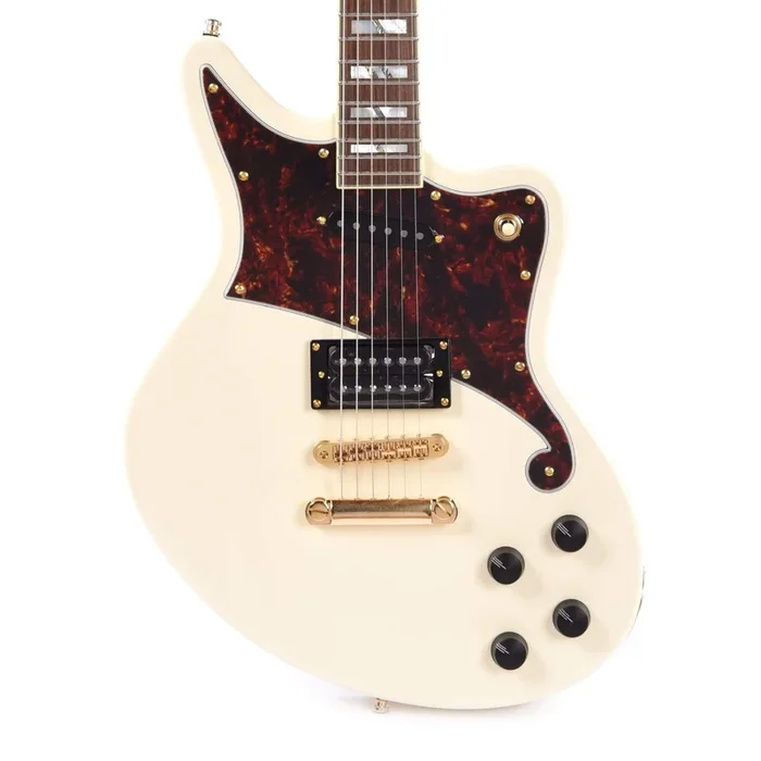 D’Angelico Deluxe Bedford Vintage White w/Seymour Duncan ’59/SC